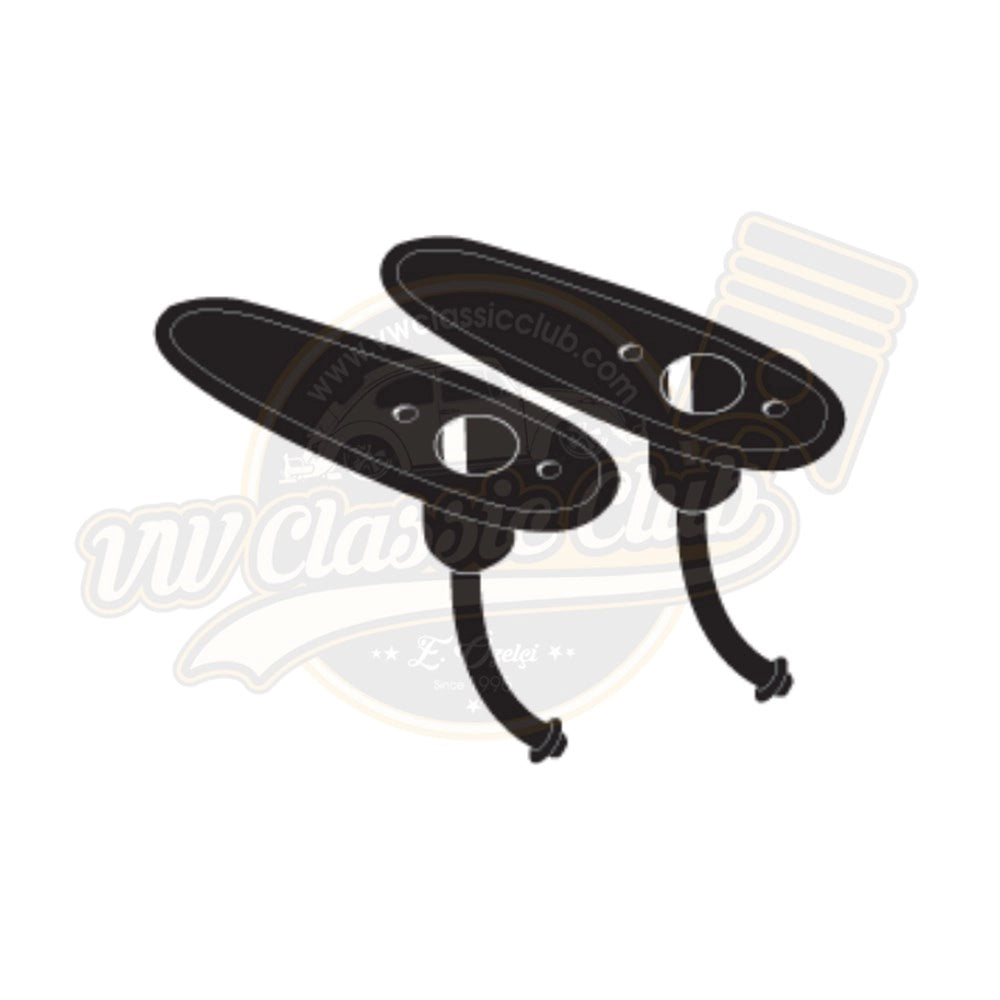 turn signal lens gasket pair for vw beetle 1100 1200 1958 1961 3 3344 q 2177