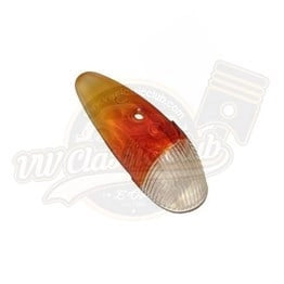 turn signal lens orange white for vw beetle 1100 1200 1958 1963 3 3342 s 7263