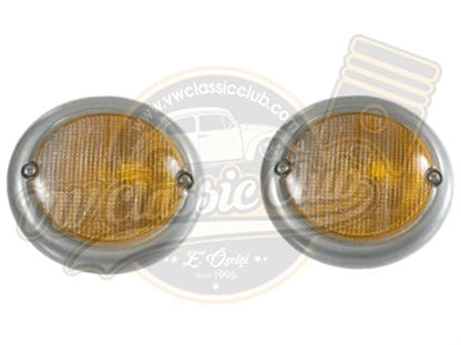 turn signal lens set for vw t1 transporter 3 3606