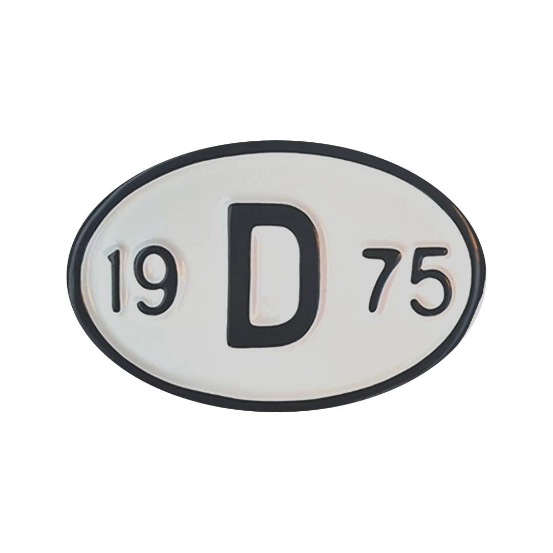 vintage style 1975 rear era license plate metal sign 25 3044 25 3044
