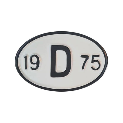 vintage style 1975 rear era license plate metal sign 25 3044 25 3044