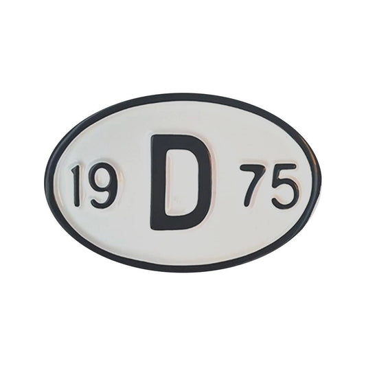 vintage style 1975 rear era license plate metal sign 25 3044 25 3044