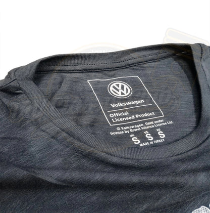 volkswagen licensed black t1 camper van t shirt 42 1003