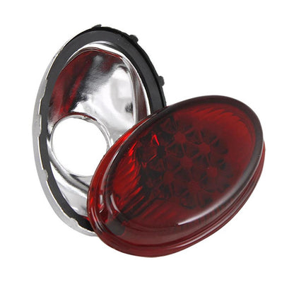 vw beetle 1100 1200 red tail light lens and housing 1955 1961 3 3371