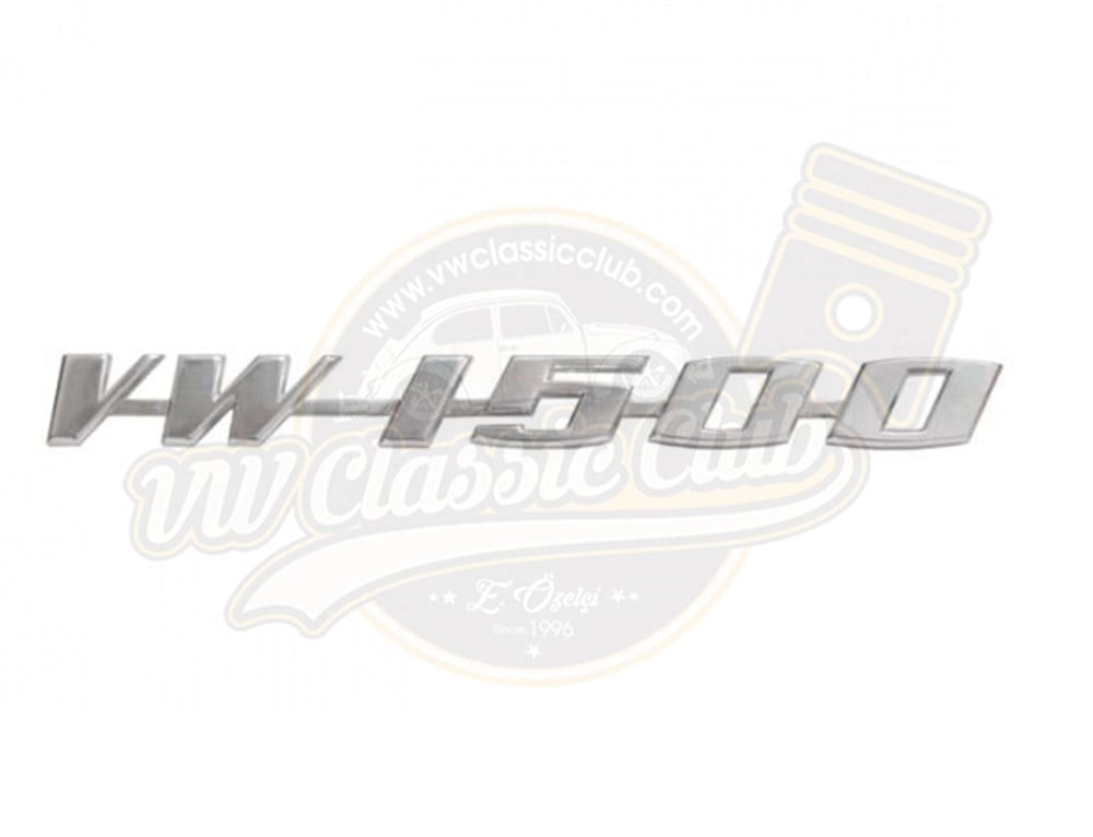 vw beetle 1500 stainless steel emblem 113853687a 1967 1969 2 2143
