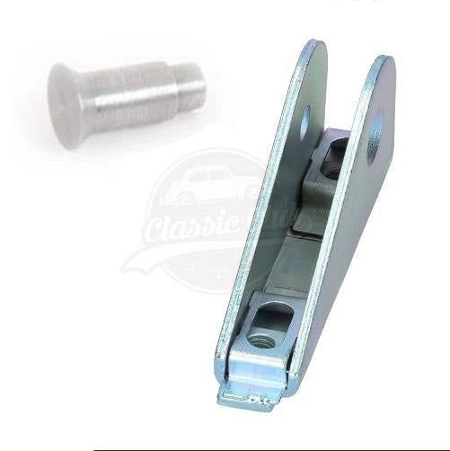 vw beetle cabriolet right rear quarter window hinge bracket 1965 1979 55 5762