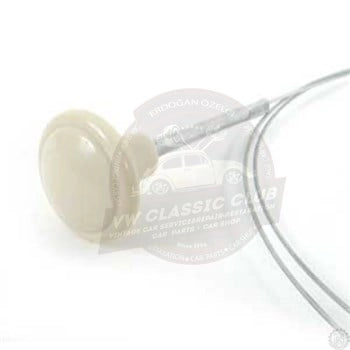 vw beetle front hood release cable cream knob 1955 1967 4 4057
