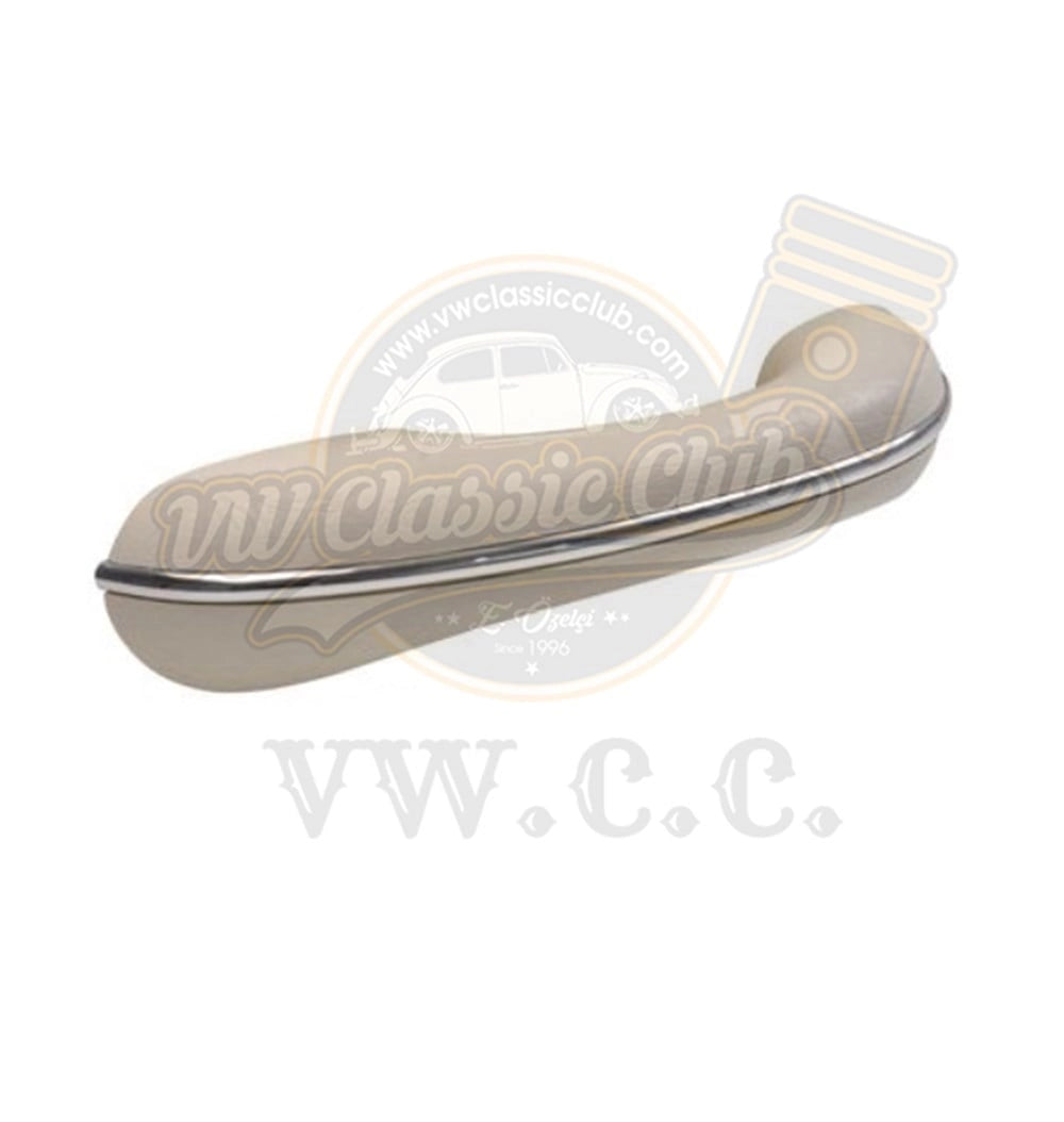 vw beetle interior left door handle cream 1958 1967 4 4194 o 0523