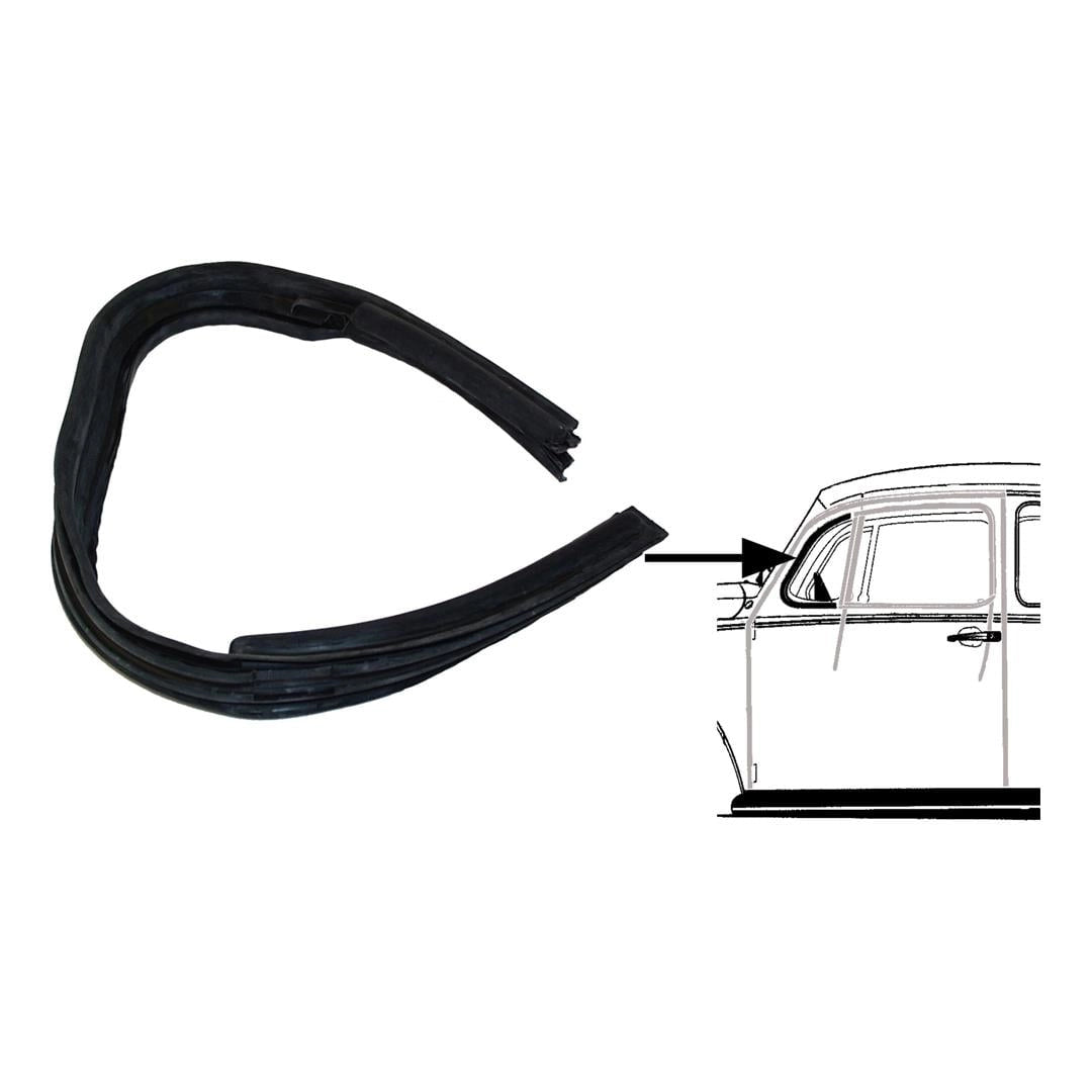 vw beetle quarter light window seal left 1965 1979 55 5685