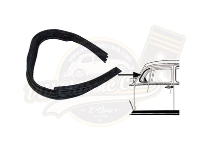 vw beetle quarter light window seal left 1965 1979 55 5685