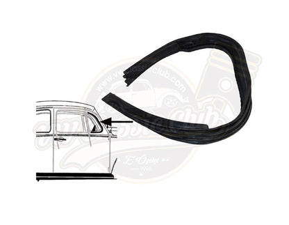 vw beetle quarter window seal right 1300 1302 1303 1965 1979 55 5686 q 3005
