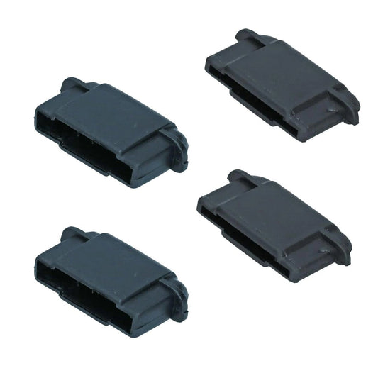 vw beetle seat rail cover set 1303 1200 std 1973 1979 4 4518 s 7438