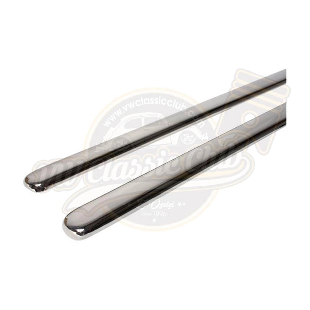 vw beetle stainless steel side trim 30mm set 1952 1966 25 2788