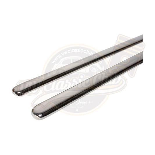 vw beetle stainless steel side trim 30mm set 1952 1966 25 2788