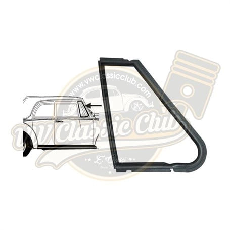 vw super beetle 1303 right quarter window seal 1973 1979 25 3184 3008