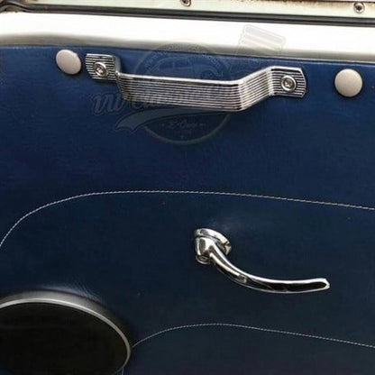 vw t1 transporter door handle grip set polished aluminum 1950 1967 55 5606 s 741