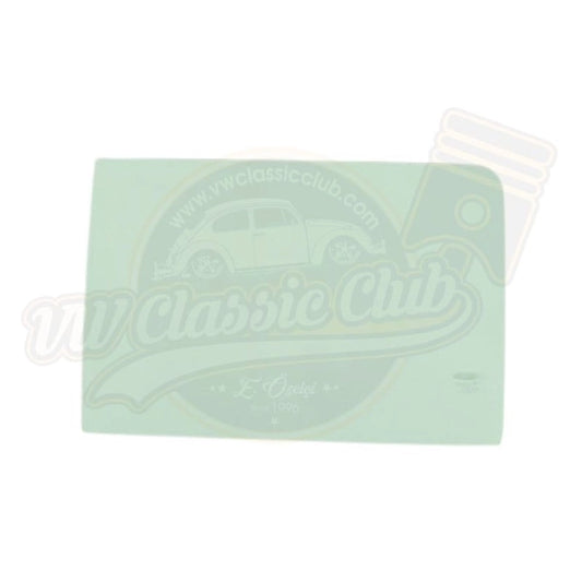 vw t2 green tint door glass left 1968 1979 25 3125