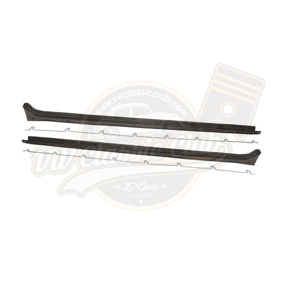 vw t2 inner window scraper seal set 1968 1979 25 2660