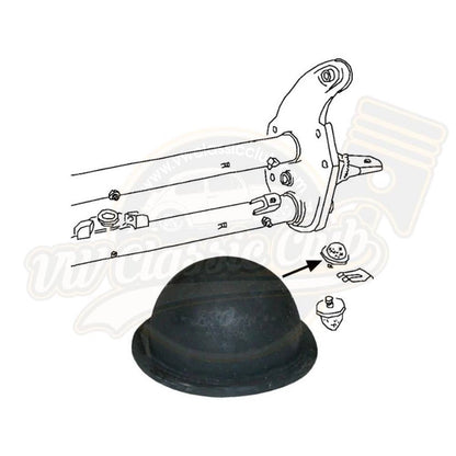 vw t2 leaf spring buffer upper 1968 1979 65 6576 s 7322