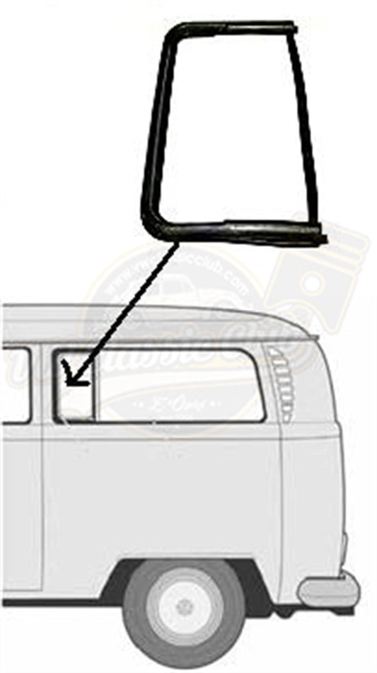 vw t2 rear quarter window seal 1968 1979 25 3080