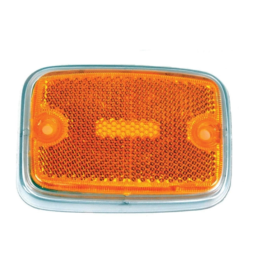 vw t2 rear reflector with grey trim and orange lens 1972 1979 3 3263 s 7235