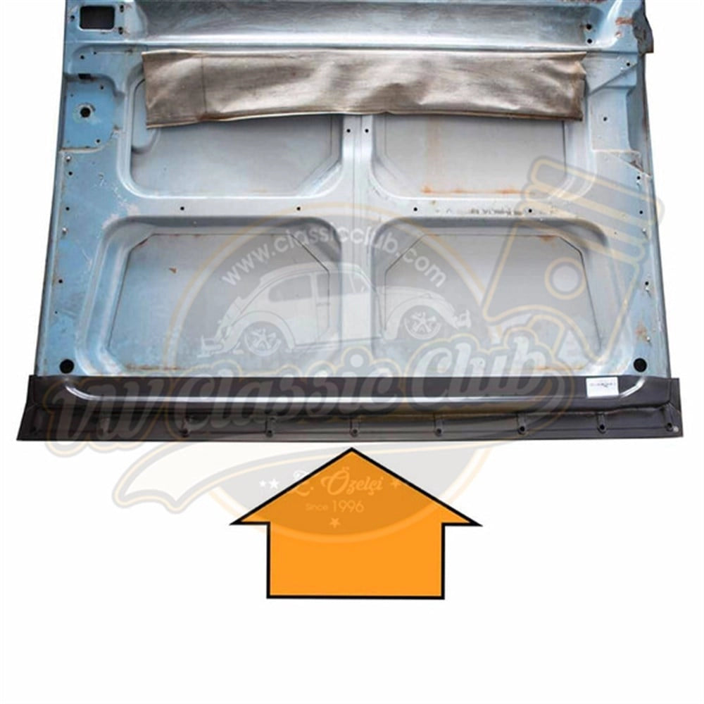 vw t2 sliding door bottom inner panel repair 1968 1979 5 5167