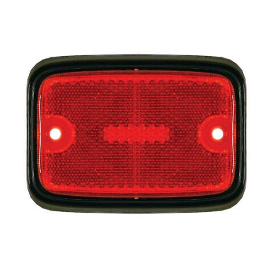 vw t2 tail light reflector black frame red lens 1972 1979 3 3036 s 7231