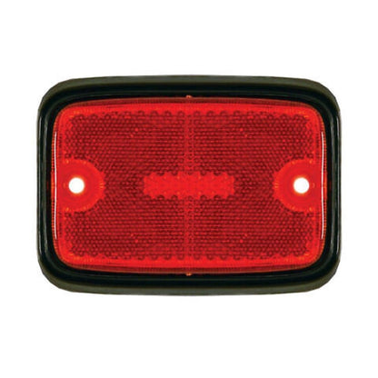vw t2 tail light reflector black frame red lens 1972 1979 3 3036 s 7231