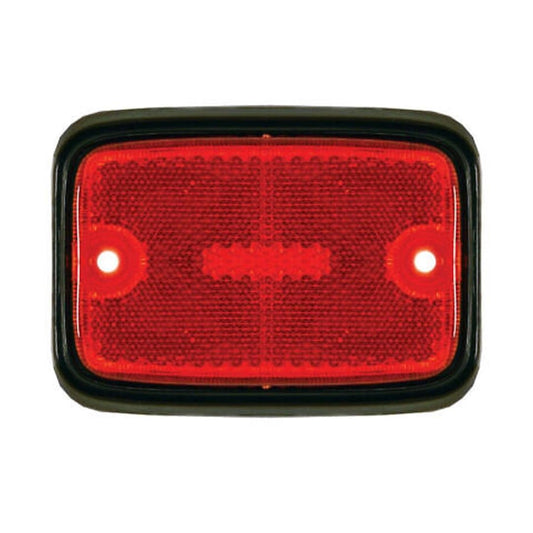vw t2 tail light reflector black frame red lens 1972 1979 3 3036 s 7231