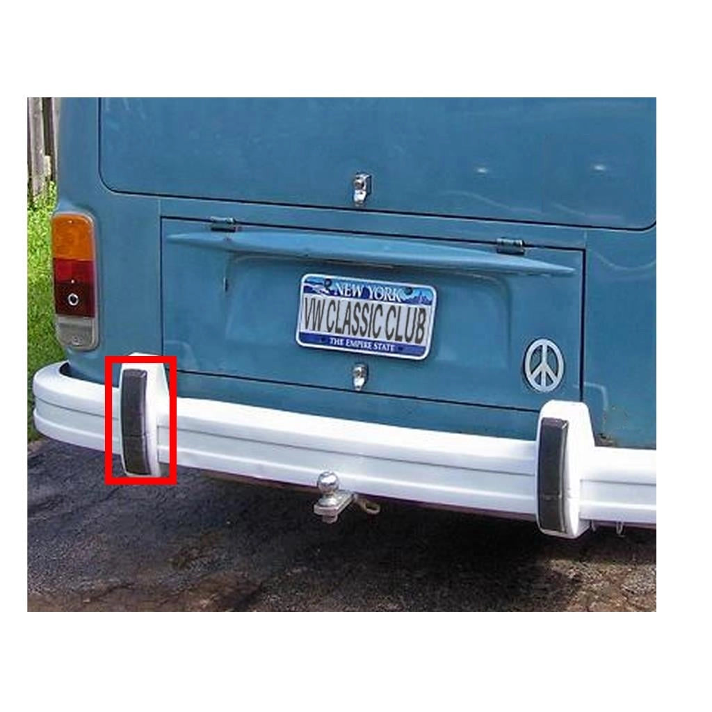 vw t2a bumper override buffer rubber set 1968 1971 25 2540