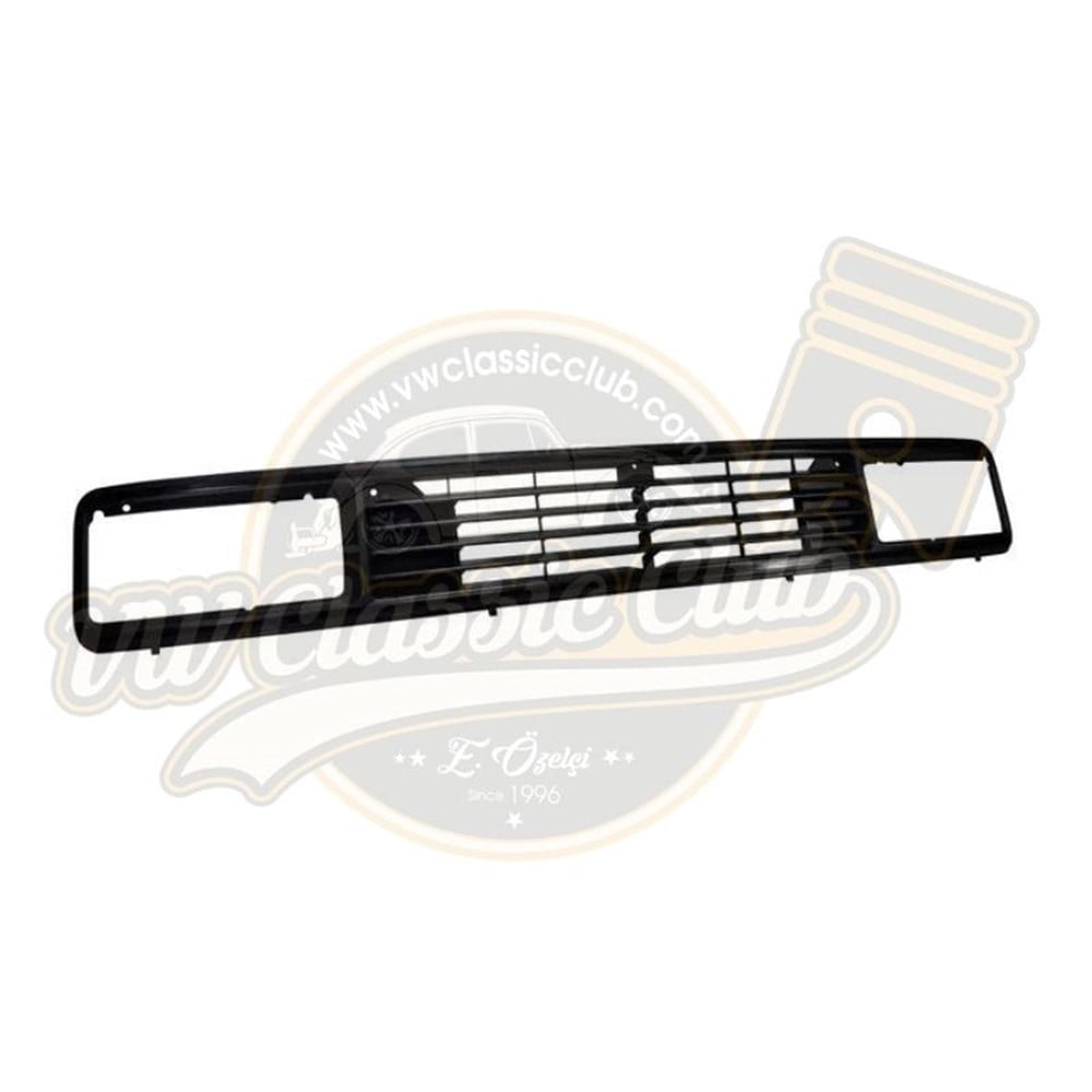vw t3 front grille debadged black with stripes 25 3196