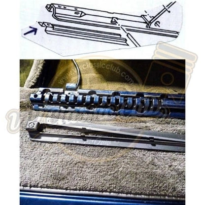 vw t3 seat rail guide fiber 1979 1992 4 4953 s 7178