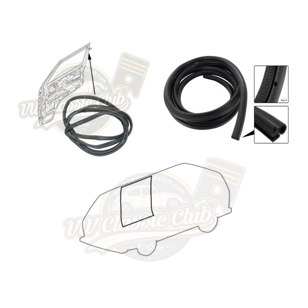 vw t3 sliding door tailgate and front door rubber seal set 1979 1992 25 3216