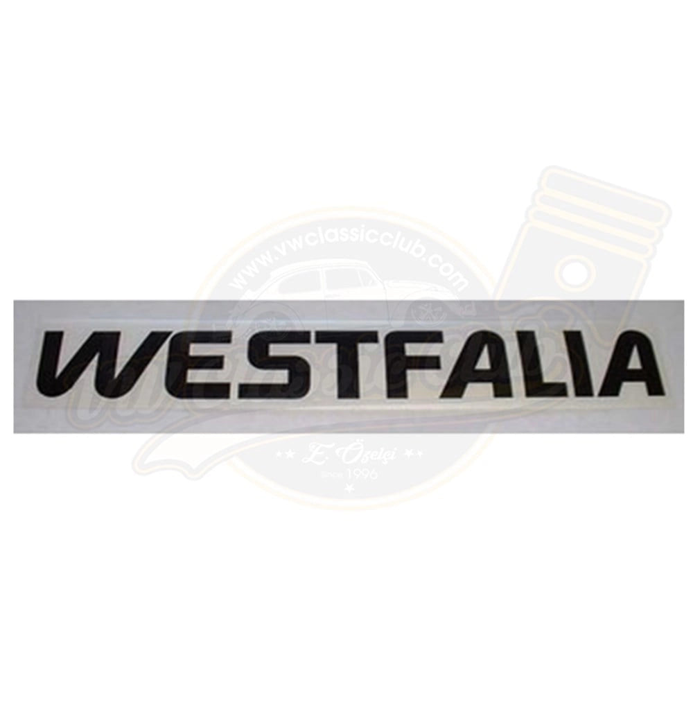 westfalia exterior badge front or rear for vw t2 1968 1979 2 2072