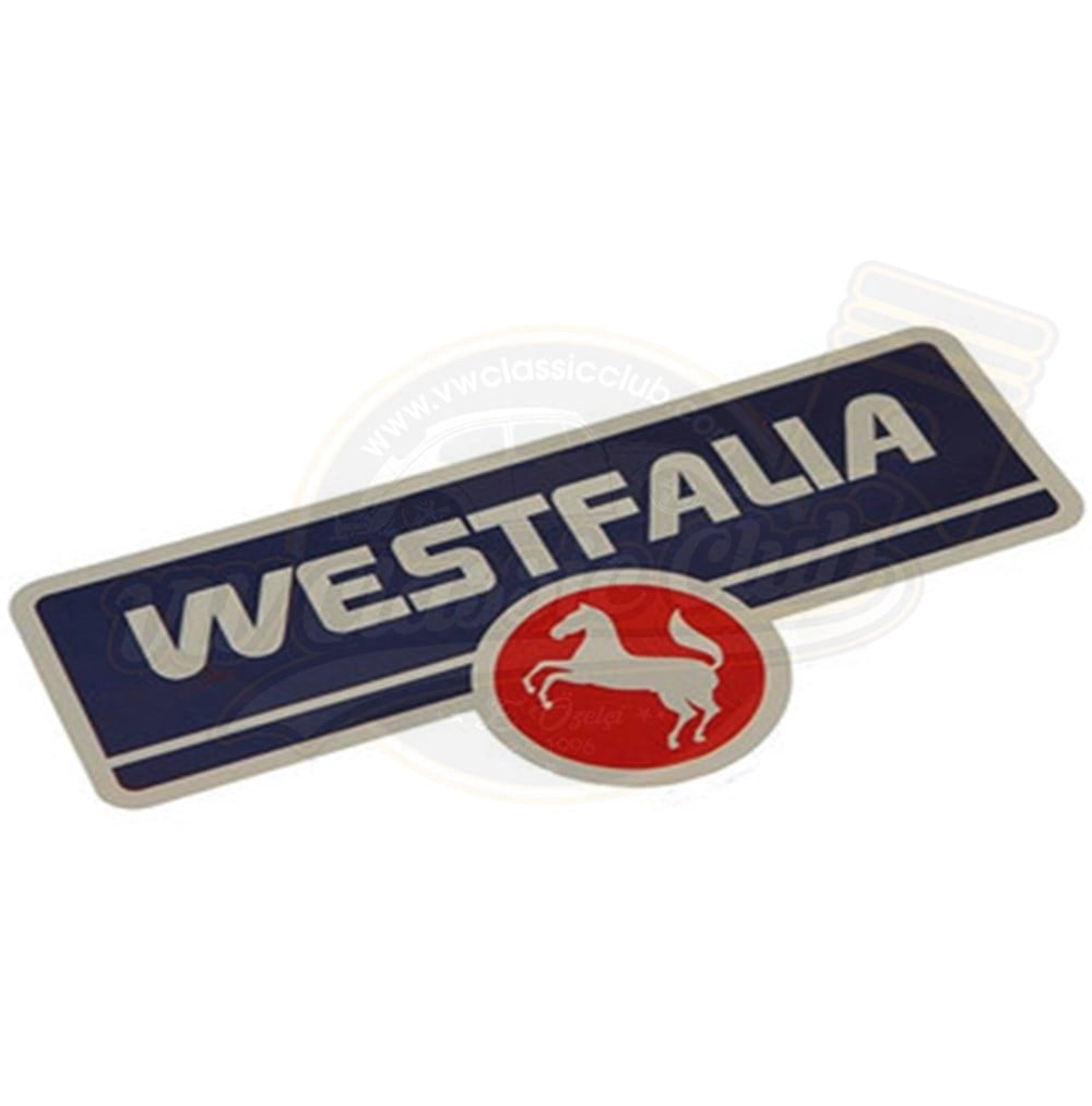 westfalia side decal blue red for vw t2 bus 1968 1979 2 2071