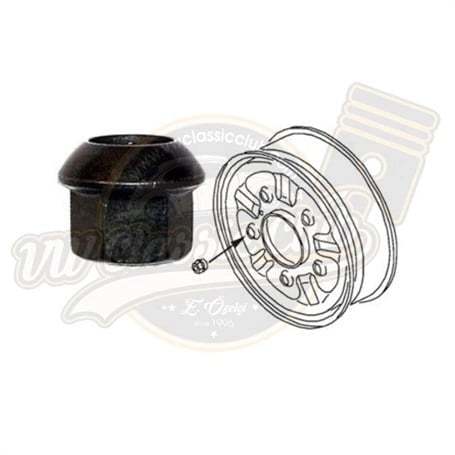 wheel lug nut for vw t2 and t3 transporter 25 2850 s 7339