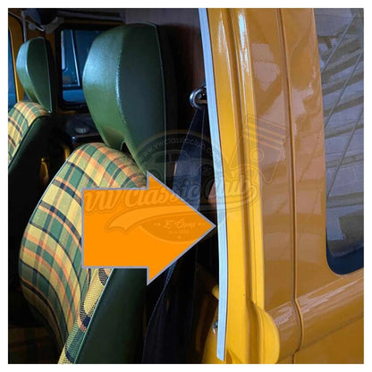 white door pillar seal for vw t2 transporter 1968 1979 25 2504 o 0515