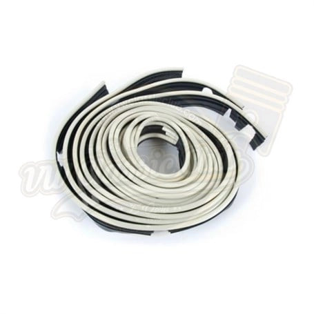 white fender piping set for vw beetle 1955 1979 25 3169