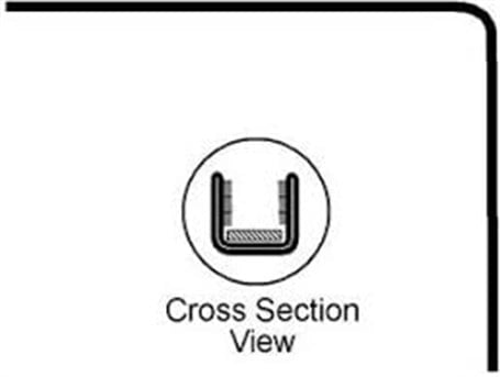 window inner scraper seal set for classic vw beetle t1 t2 karmann ghia 25 2586