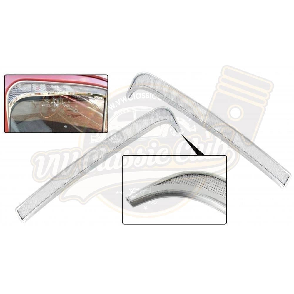 window vent wing deflector set for classic vw beetle 1950 1964 25 3049