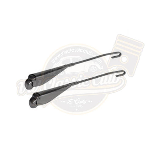 windshield wiper arm hook type silver grey for vw beetle 1200 1300 1965 1971 25