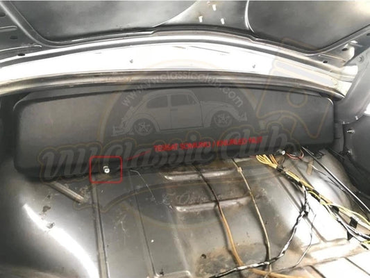 wiring harness cover nut for vw beetle 1100 1200 4 4027 s 7342