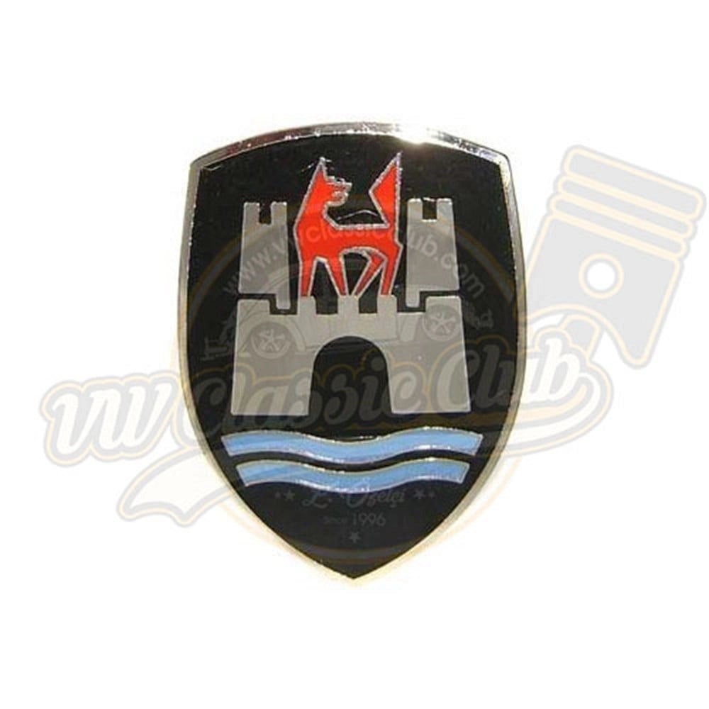 wolfsburg hood emblem logo for vw beetle 1100 1200 1955 1967 2 2042 f b