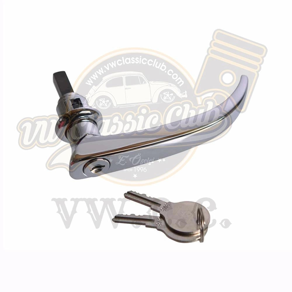wolfsburg west t1 chrome center door handle 1959 1967 25 3220 s 6858