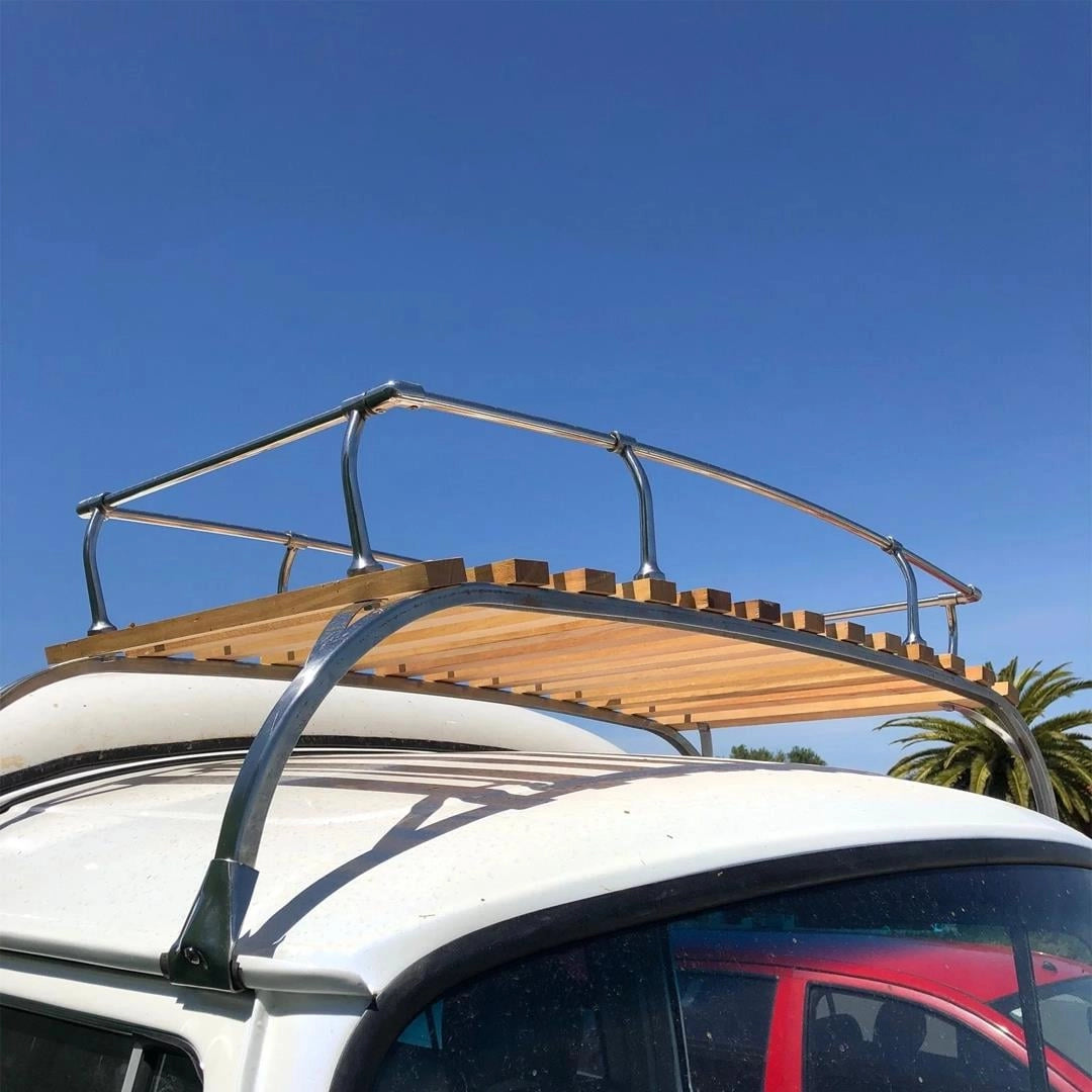 wooden roof rack 2 leg for vw t1 and t2 transporter 1950 1979 2 2106