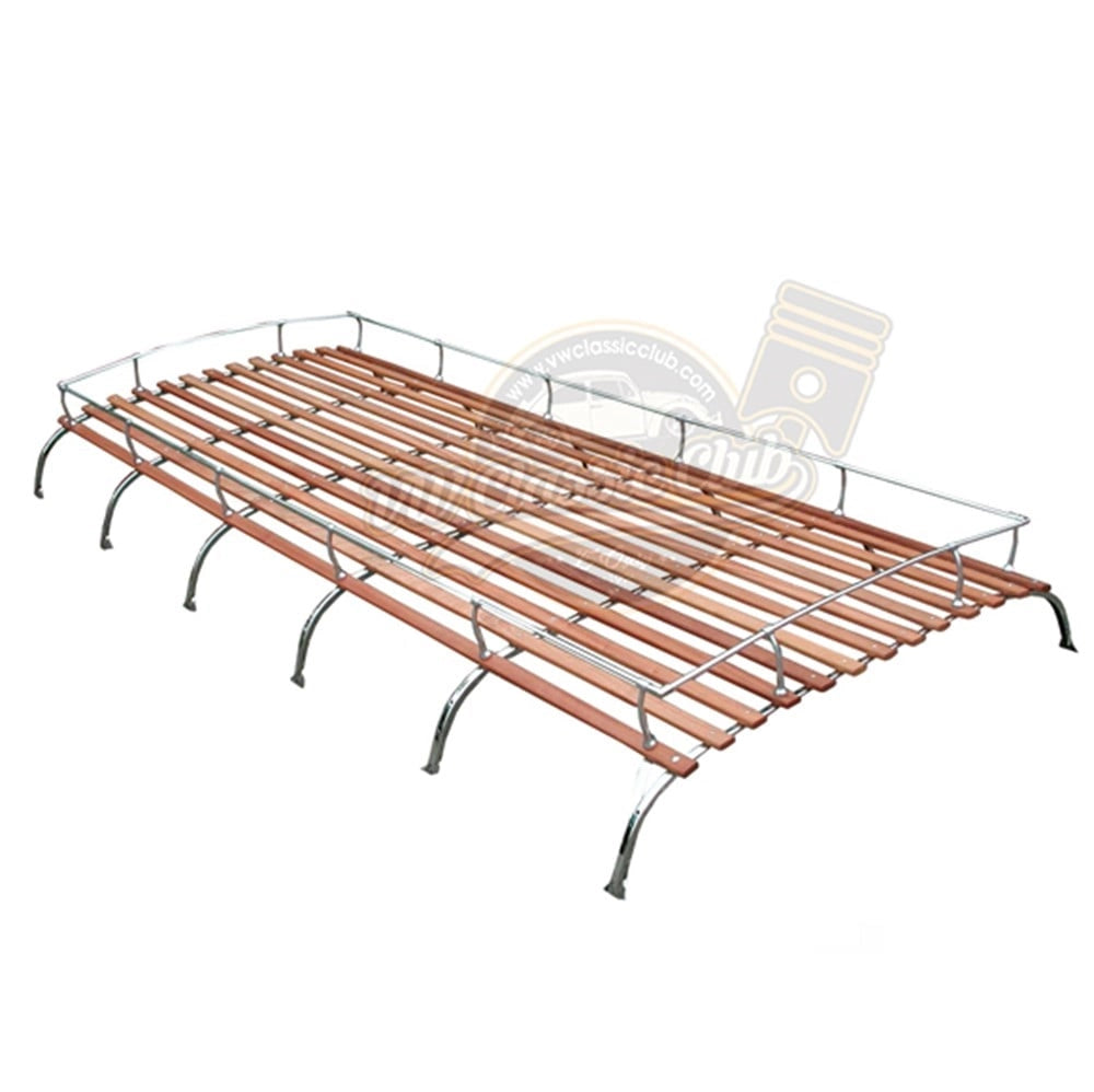 wooden roof rack 6 leg version for vw t1 and t2 transporter 1950 1979 2 2105