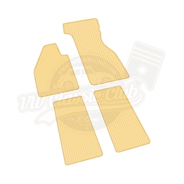 yellow coco floor mat set for vw beetle 1100 1200 1300 1302 1958 1972 4 4217